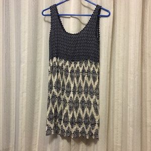 Paisley pleated dress